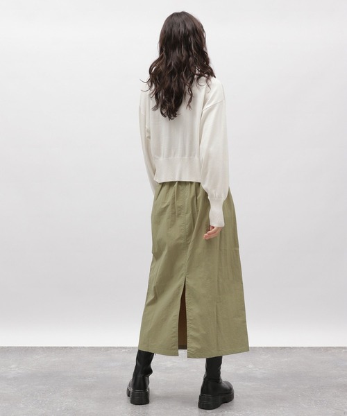 LAKOLE（ラコレ）の「12ゲージZIPショートカーディガン / 103590（カーディガン/ボレロ・レディース・ブラック/ライトブルー/グレー/アイボリー・SMALL/MEDIUM）」の7枚目の写真