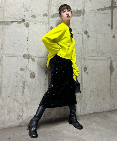 Narcissus（ナルシス）の「【Narcissus】スパンコールタイトスカート（スカート・レディース・ブラック/シルバー・FREE）」の17枚目の写真