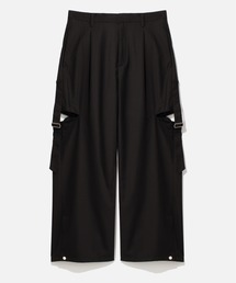 HARE | 【SET UP対応】カットアウトベルトトラウザー(スラックス)