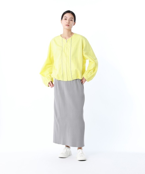 ZUCCa（ズッカ）の「ブロッキングタフタ / ブルゾン / (O)（ブルゾン・レディース・イエロー/ベージュ/ブラック・M size）」の4枚目の写真
