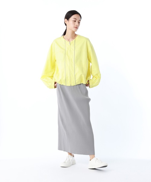 ZUCCa（ズッカ）の「ブロッキングタフタ / ブルゾン / (O)（ブルゾン・レディース・イエロー/ベージュ/ブラック・M size）」の5枚目の写真