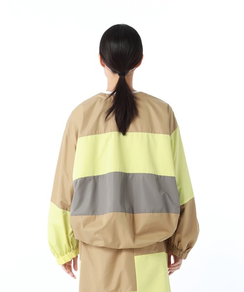 ZUCCa（ズッカ）の「ブロッキングタフタ / ブルゾン / (O)（ブルゾン・レディース・イエロー/ベージュ/ブラック・M size）」の8枚目の写真