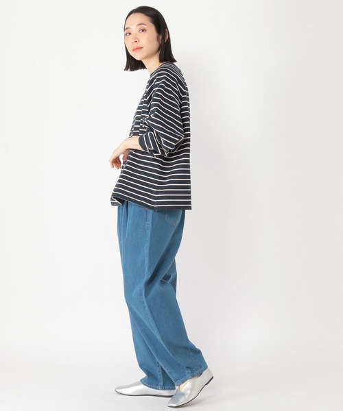 studio CLIP（スタディオクリップ）の「ボーダーAラインプルオーバー（Tシャツ/カットソー・レディース・その他1/その他2/その他3/その他4・FREE）」の12枚目の写真