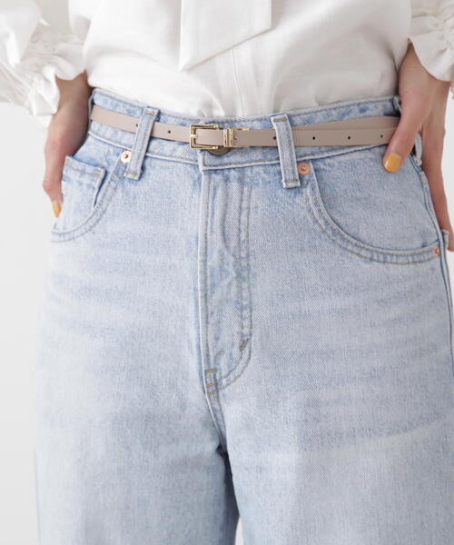 N.(N. Natural Beauty Basic)(エヌエヌナチュラルビューティーベーシック)の「リバーシブルベルト(ベルト・レディース・ブラック/ベージュ・FREE)」の1枚目の写真