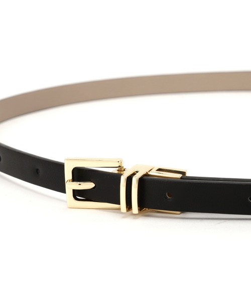 N.(N. Natural Beauty Basic)(エヌエヌナチュラルビューティーベーシック)の「リバーシブルベルト(ベルト・レディース・ブラック/ベージュ・FREE)」の6枚目の写真