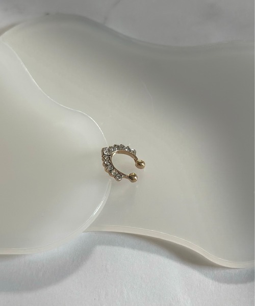 Burner(バーナー)の「【OKUOKU 0909】イヤーカフ シンプルデザイン oku-ecuff-00315 U(イヤーカフ・メンズ・シルバー/シルバー系その他/U/O/P/Q/R/S/T/G/H/I/J/M/N/A/B/C/D/E/F/K/L・ONE SIZE)」の8枚目の写真