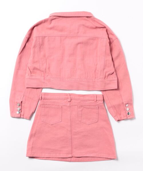 sevens(セブンズ)の「【sevens】デニムジャケット×ミニスカートセットアップ/長袖(セットアップ・レディース・ピンク・FREE)」の16枚目の写真