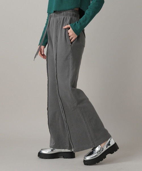 FOREVER 21(フォーエバー トゥエンティーワン)の「【2024SS】ワイドスウェットパンツ(スウェットパンツ・レディース・ピンク/オフホワイト/チャコールグレー・SMALL/MEDIUM)」の10枚目の写真