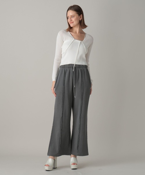 FOREVER 21(フォーエバー トゥエンティーワン)の「【2024SS】ワイドスウェットパンツ(スウェットパンツ・レディース・ピンク/オフホワイト/チャコールグレー・SMALL/MEDIUM)」の11枚目の写真