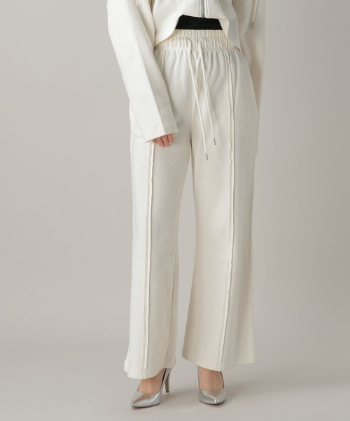 FOREVER 21(フォーエバー トゥエンティーワン)の「【2024SS】ワイドスウェットパンツ(スウェットパンツ・レディース・ピンク/オフホワイト/チャコールグレー・SMALL/MEDIUM)」の14枚目の写真