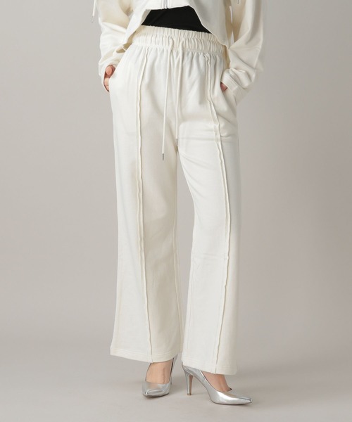 FOREVER 21(フォーエバー トゥエンティーワン)の「【2024SS】ワイドスウェットパンツ(スウェットパンツ・レディース・ピンク/オフホワイト/チャコールグレー・SMALL/MEDIUM)」の15枚目の写真