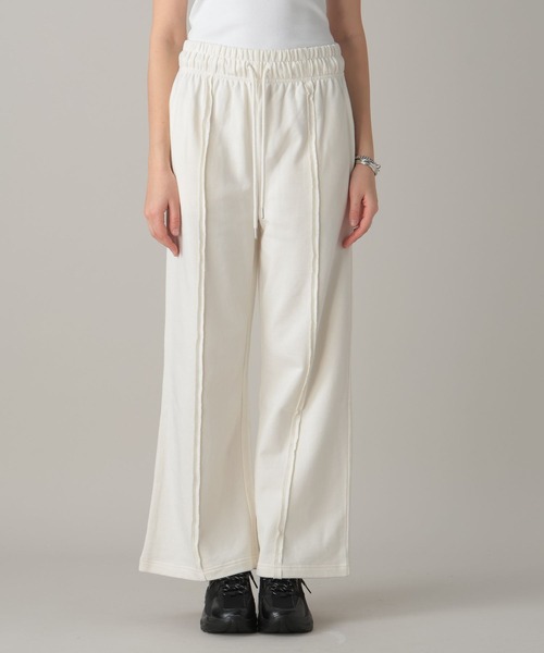 FOREVER 21(フォーエバー トゥエンティーワン)の「【2024SS】ワイドスウェットパンツ(スウェットパンツ・レディース・ピンク/オフホワイト/チャコールグレー・SMALL/MEDIUM)」の16枚目の写真
