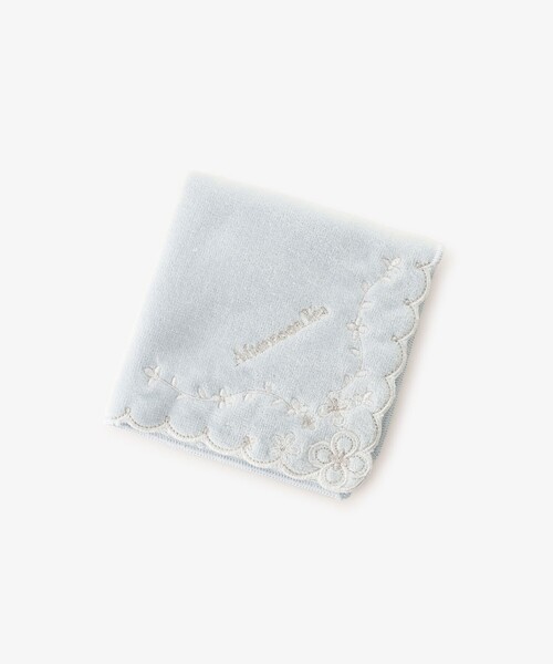 Afternoon Tea（アフタヌーンティー）の「フラワージュエリーミニタオル（ハンカチ/ハンドタオル・レディース・グリーン/ピンク/パープル/アイボリー/イエロー/ブルー・ONE SIZE）」の3枚目の写真