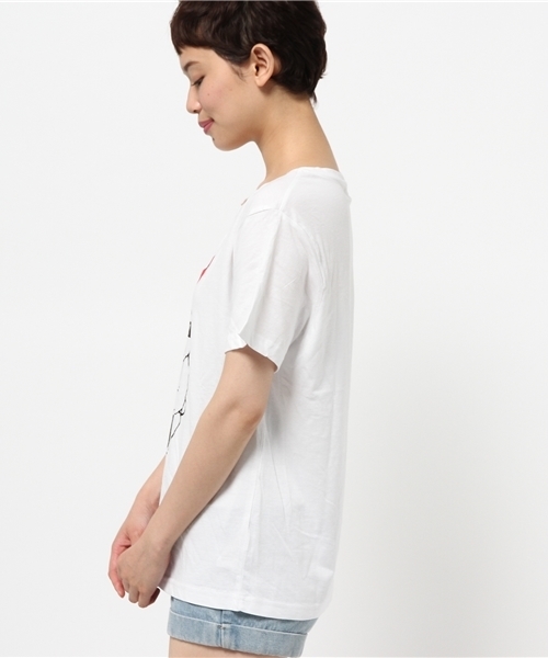 WEGO(ウィゴー)の「WEGO/バニーTシャツ(Tシャツ/カットソー・レディース・ホワイト・FREE)」の4枚目の写真