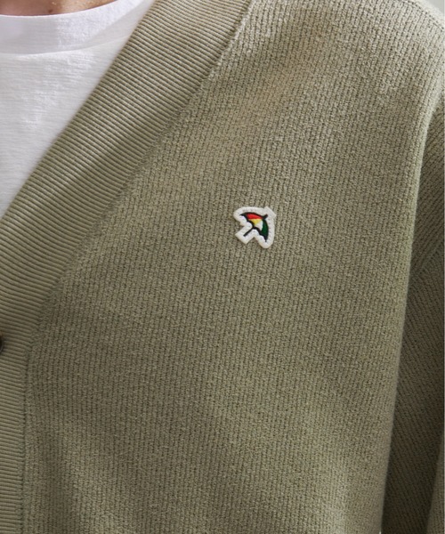 Arnold Palmer（アーノルドパーマー）の「ダブルフェイス ニットソー シェア 5分袖 カーディガン（カーディガン/ボレロ・レディース・ライトオリーブ/ブラック・LL/L/M/S/XS）」の5枚目の写真