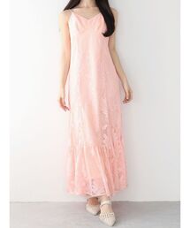 MERCURYDUO | スパークルレースキャミティアードワンピース(ワンピース)