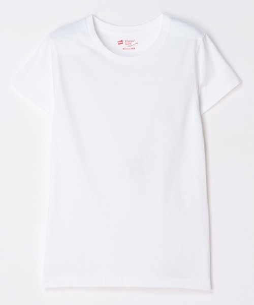HANES(ヘインズ)の「【Hanes/ヘインズ】HW5320 2PクルーネックTシャツ/2パック/レディース(Tシャツ/カットソー・レディース・マルチ/ピンク/ベージュ・L/M)」の9枚目の写真