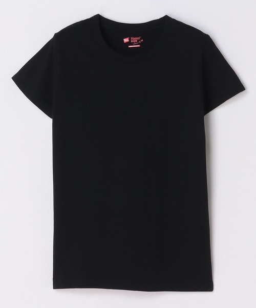 HANES(ヘインズ)の「【Hanes/ヘインズ】HW5320 2PクルーネックTシャツ/2パック/レディース(Tシャツ/カットソー・レディース・マルチ/ピンク/ベージュ・L/M)」の11枚目の写真