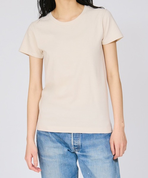 HANES(ヘインズ)の「【Hanes/ヘインズ】HW5320 2PクルーネックTシャツ/2パック/レディース(Tシャツ/カットソー・レディース・マルチ/ピンク/ベージュ・L/M)」の4枚目の写真