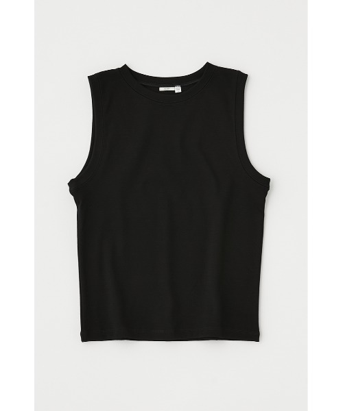 MOUSSY(マウジー)の「【2サイズ展開】SUVIN GIZA BASIC タンクトップ(タンクトップ・レディース・ブラック/ライトベージュ/ライトピンク/ホワイト・1/2)」の5枚目の写真