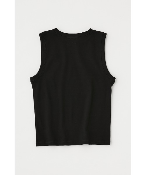 MOUSSY(マウジー)の「【2サイズ展開】SUVIN GIZA BASIC タンクトップ(タンクトップ・レディース・ブラック/ライトベージュ/ライトピンク/ホワイト・1/2)」の6枚目の写真