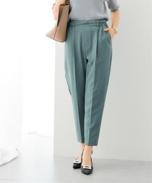 麻調合繊ベルト付テーパードパンツ(しわになりにくい・接触冷感・UVカット・洗える)
