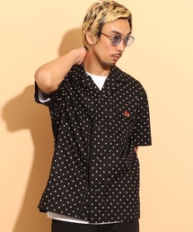 Dot cloth Open Collar Shirt