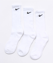 NIKE SPORTSWEAR | ユニセックス 3足1組 ナイキ ソックス NIKE 3P COTTON CUSHION CREW SOCKS MOIST MNG SX4700(ソックス/靴下)