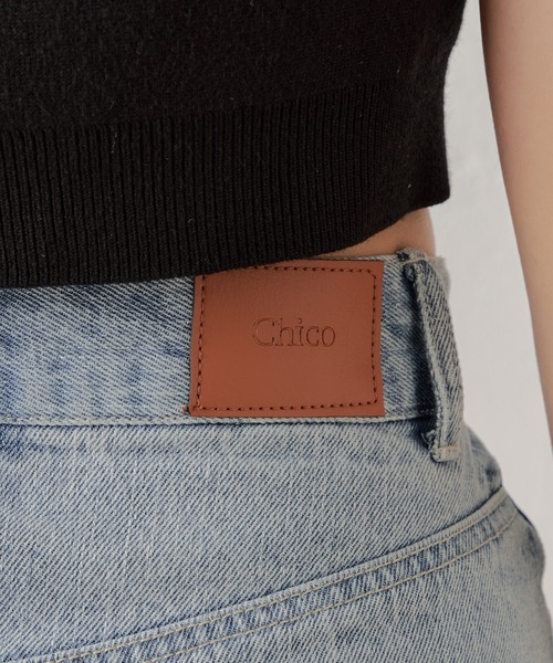 Chico（チコ）の「【2サイズ展開】アシメダメージデニムミニスカート（デニムスカート・レディース・グレー/ブルー/スカイブルー・0/1）」の19枚目の写真