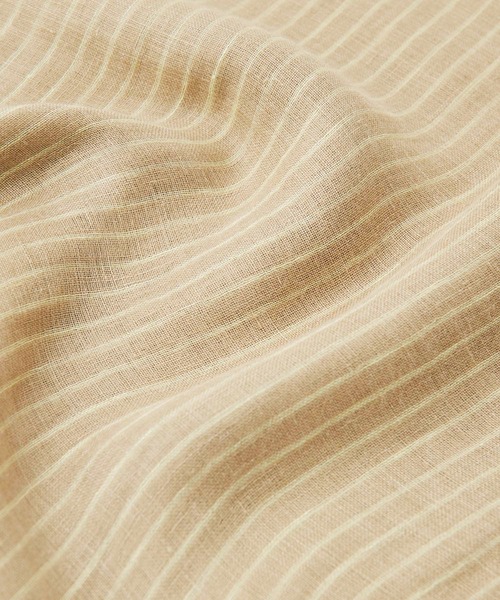 THROW（スロー）の「【THROW】リネンストライプストール（ストール/ショール・レディース・ピンク/ベージュ・FREE）」の11枚目の写真