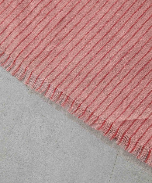 THROW（スロー）の「【THROW】リネンストライプストール（ストール/ショール・レディース・ピンク/ベージュ・FREE）」の13枚目の写真