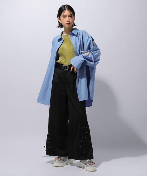 HARE（ハレ）の「レースアップワイドパンツ(HARE)（その他パンツ