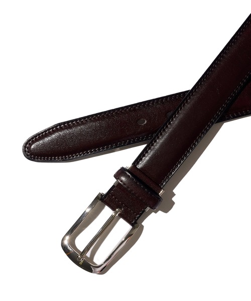 TETE HOMME（テットオム）の「【ON/OFF兼用】フェザーイタリアンレザーベルト（ベルト・メンズ・ブラウン/ダークブラウン/ネイビー/ブラック/ワイン・FREE）」の7枚目の写真