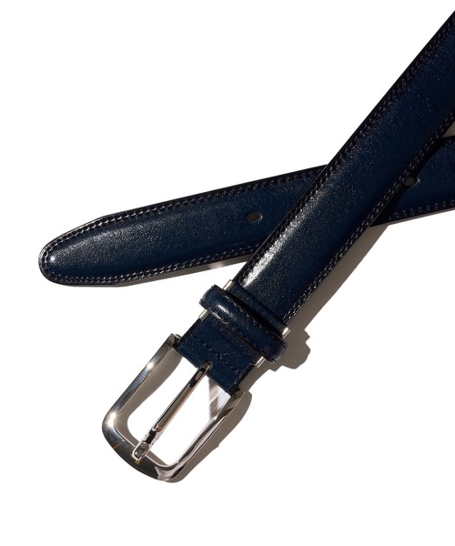 TETE HOMME（テットオム）の「【ON/OFF兼用】フェザーイタリアンレザーベルト（ベルト・メンズ・ブラウン/ダークブラウン/ネイビー/ブラック/ワイン・FREE）」の9枚目の写真