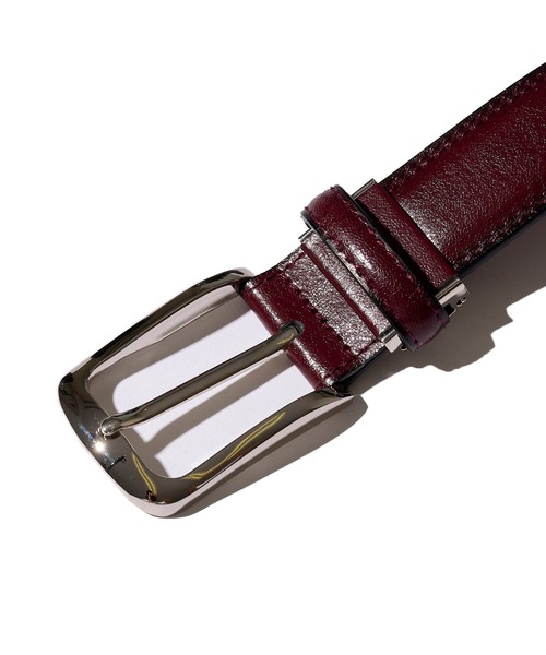 TETE HOMME（テットオム）の「【ON/OFF兼用】フェザーイタリアンレザーベルト（ベルト・メンズ・ブラウン/ダークブラウン/ネイビー/ブラック/ワイン・FREE）」の11枚目の写真