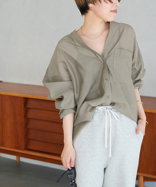 セール】SHEER SKIN シャツ（シャツ/ブラウス）｜Plage（プラージュ