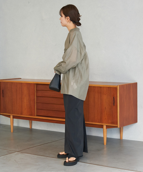 plage（プラージュ）の「Sheer Military シャツ（シャツ