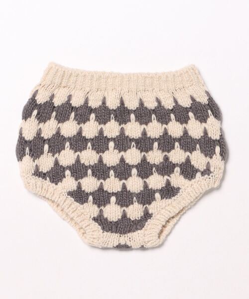 【セール】《Rylee＋Cru》KNIT BLOOMER || SLATE STRIPE（その他ベビー用品）｜Rylee + Cru（ライリーアンドクルー）