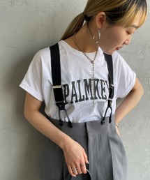 MICA&DEAL | [MICA&DEAL/マイカアンドディール] 別注 PALMKEY ロゴプリントTシャツ(Tシャツ/カットソー)