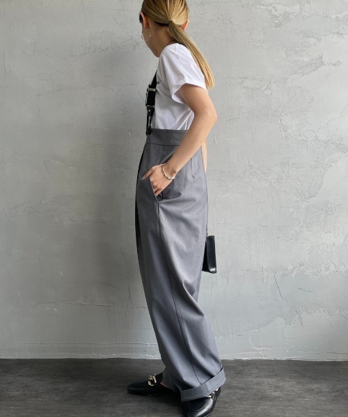 MICA&DEAL（マイカ＆ディール）の「[MICA&DEAL/マイカアンドディール] 別注 PALMKEY ロゴプリントTシャツ（Tシャツ/カットソー・レディース・チャコール/ホワイト/グレイッシュベージュ・F）」の11枚目の写真