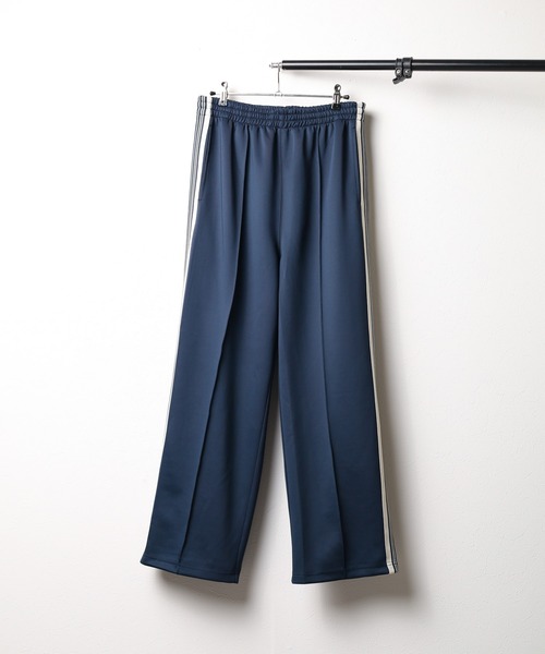 【セール】『cuffne(カフネ)』サイドラインワイドトラックジャージーパンツ（その他パンツ）｜cuffne（カフネ）