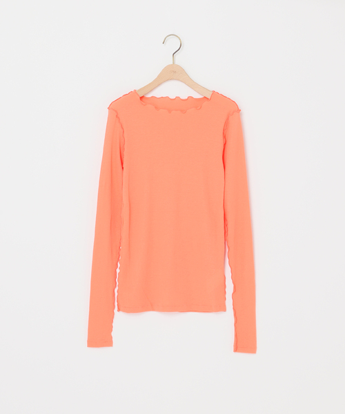 plage(プラージュ)の「High Twist Rib ロンT(Tシャツ/カットソー・レディース・アイボリー/サックスブルー/ピンク系その他・FREE)」の3枚目の写真