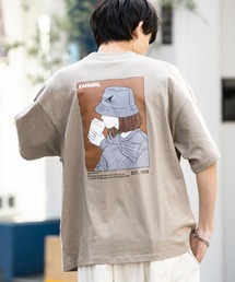【KANGOL/カンゴール】別注コラボカンガールバックプリントTシャツ