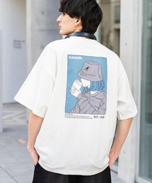 【KANGOL/カンゴール】別注コラボカンガールバックプリントTシャツ