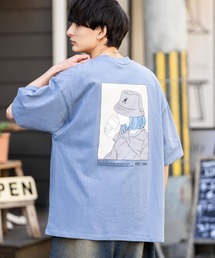 【KANGOL/カンゴール】別注コラボカンガールバックプリントTシャツ