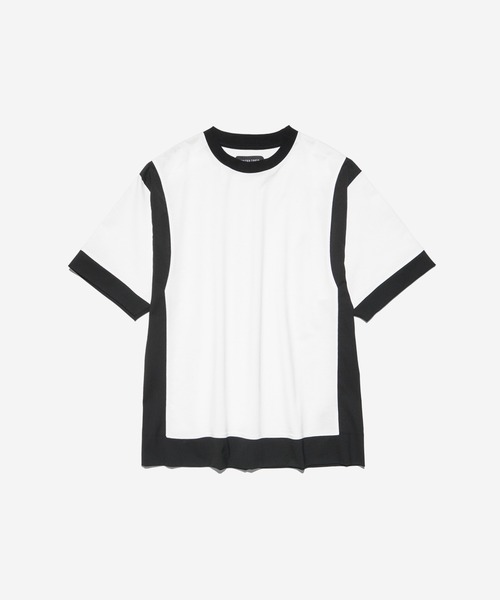 UNITED TOKYO(ユナイテッドトウキョウ)の「ドッキングレイヤードTEE(Tシャツ/カットソー・メンズ・ホワイト/ダークグレー/ストライプ/オリーブ/グレイッシュベージュ/ホワイト系その他・1/2)」の2枚目の写真