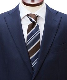 Cricket（クリケット）の「【CRICKET】クリケットヤスラタテ大柄ストライプネクタイ（ネクタイ）」