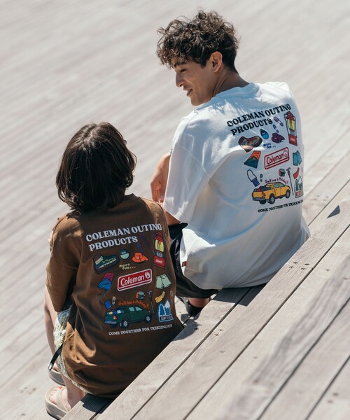 COLEMAN(コールマン)の「Coleman/コールマン Coleman 別注 バックプリント クルーネック 半袖Tシャツ トレッキンググッズ(Tシャツ/カットソー・メンズ・ホワイト/チャコールグレー/ブラウン/グレー・MEDIUM/LARGE)」の14枚目の写真