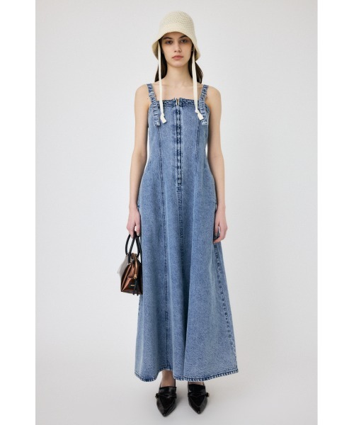 MOUSSY（マウジー）の「ZIP UP DENIM ドレス（ワンピース）」 - WEAR