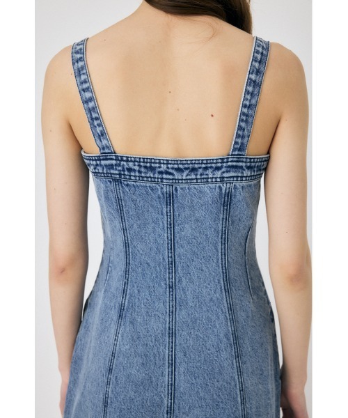 MOUSSY（マウジー）の「ZIP UP DENIM ドレス（ワンピース）」 - WEAR